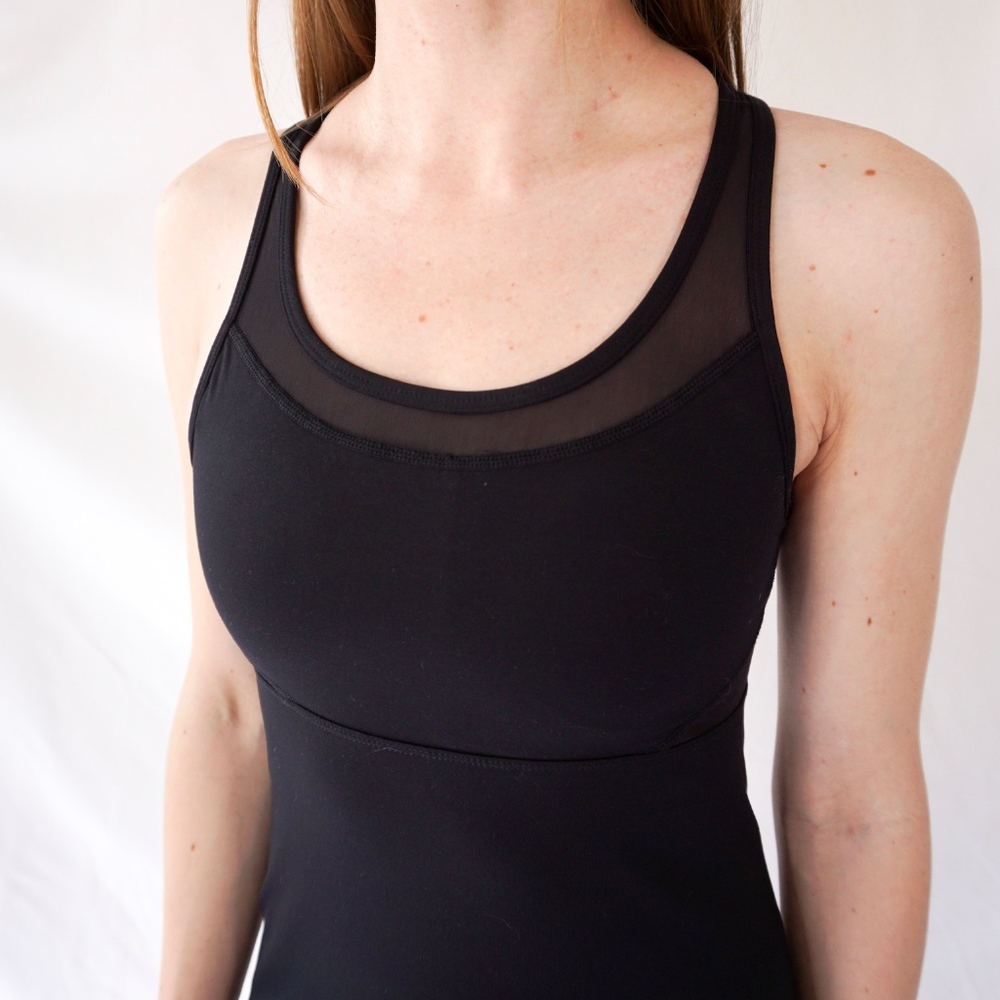 FABLETICS Tropez Black Mini Dress Racer Back 0490 - Picture 7 of 8
